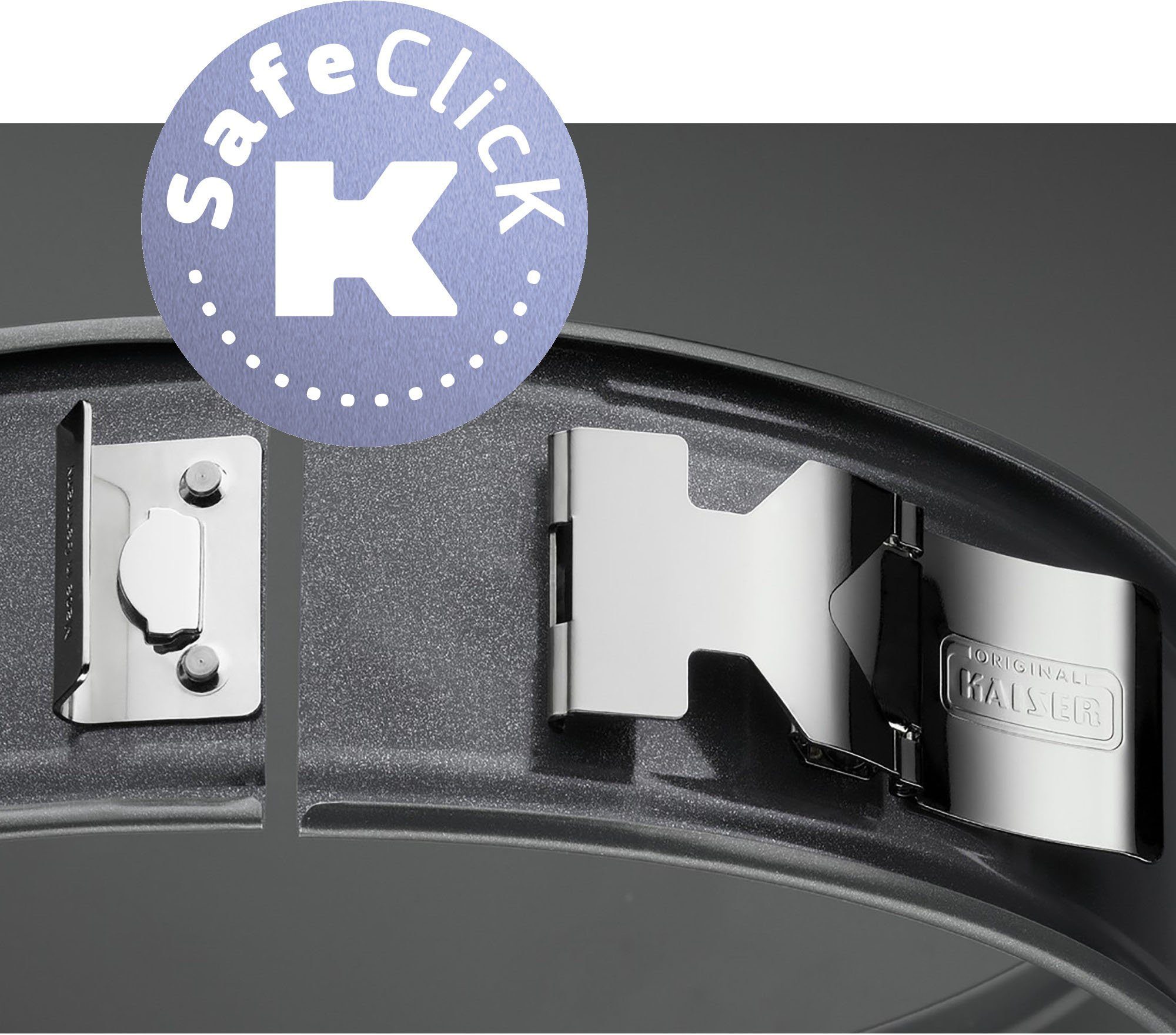 Kaiser Backformen Springform La Forme Plus, Ø 26cm rund mit 2 Böden, Made in Germany