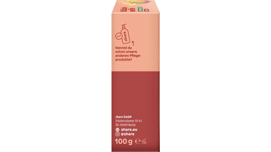 share Stückseife Pfirsich & Orange 100 g