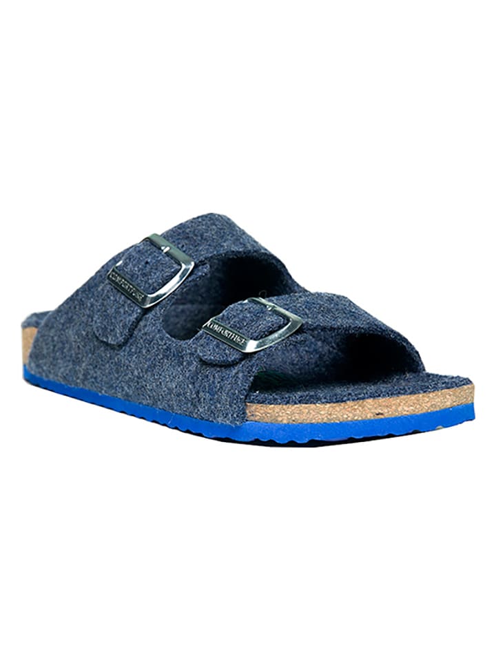 Comfortfusse Pantoletten in Dunkelblau günstig kaufen