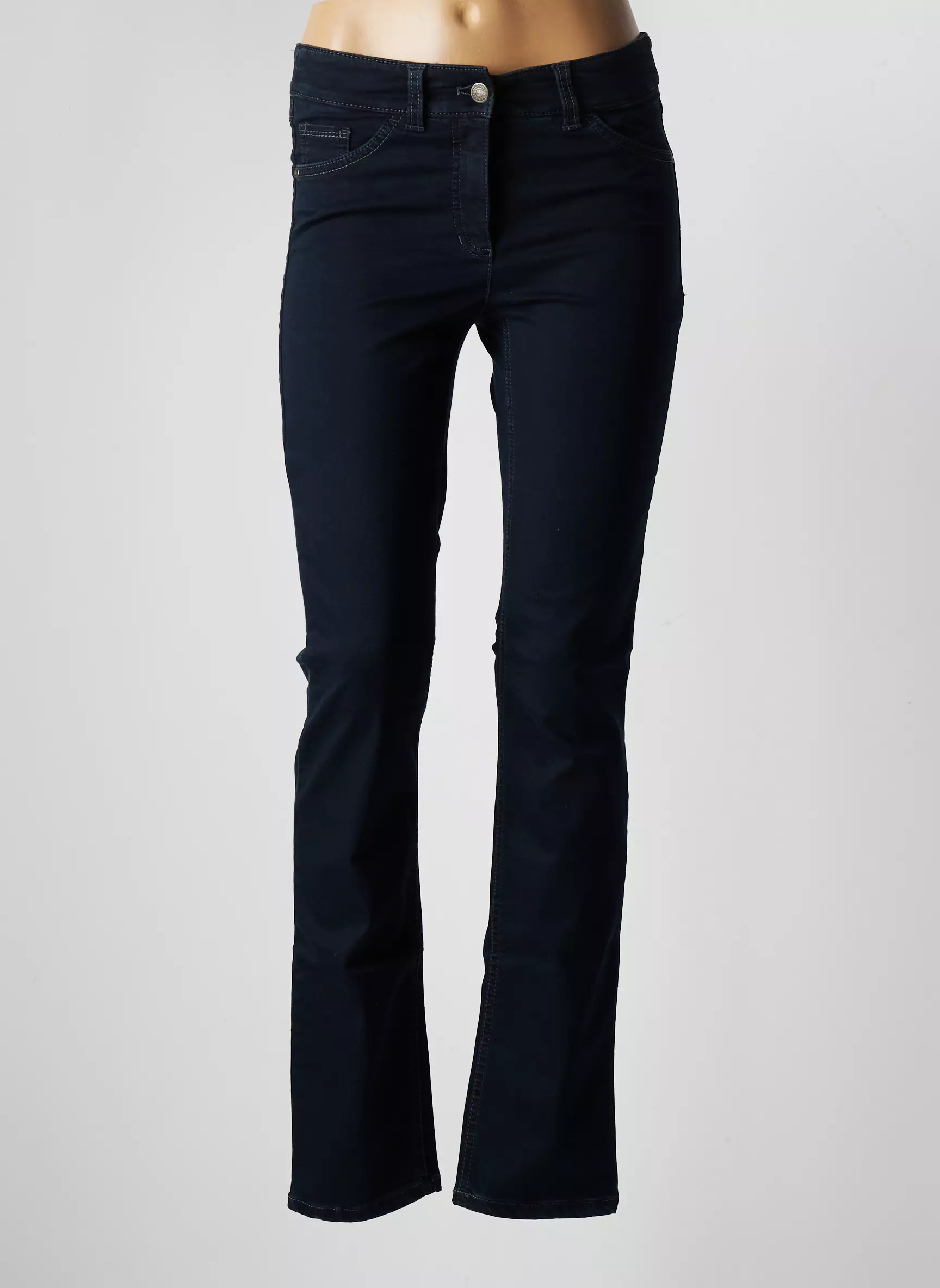 Gerry Weber Pantalons Slim Femme couleur bleu