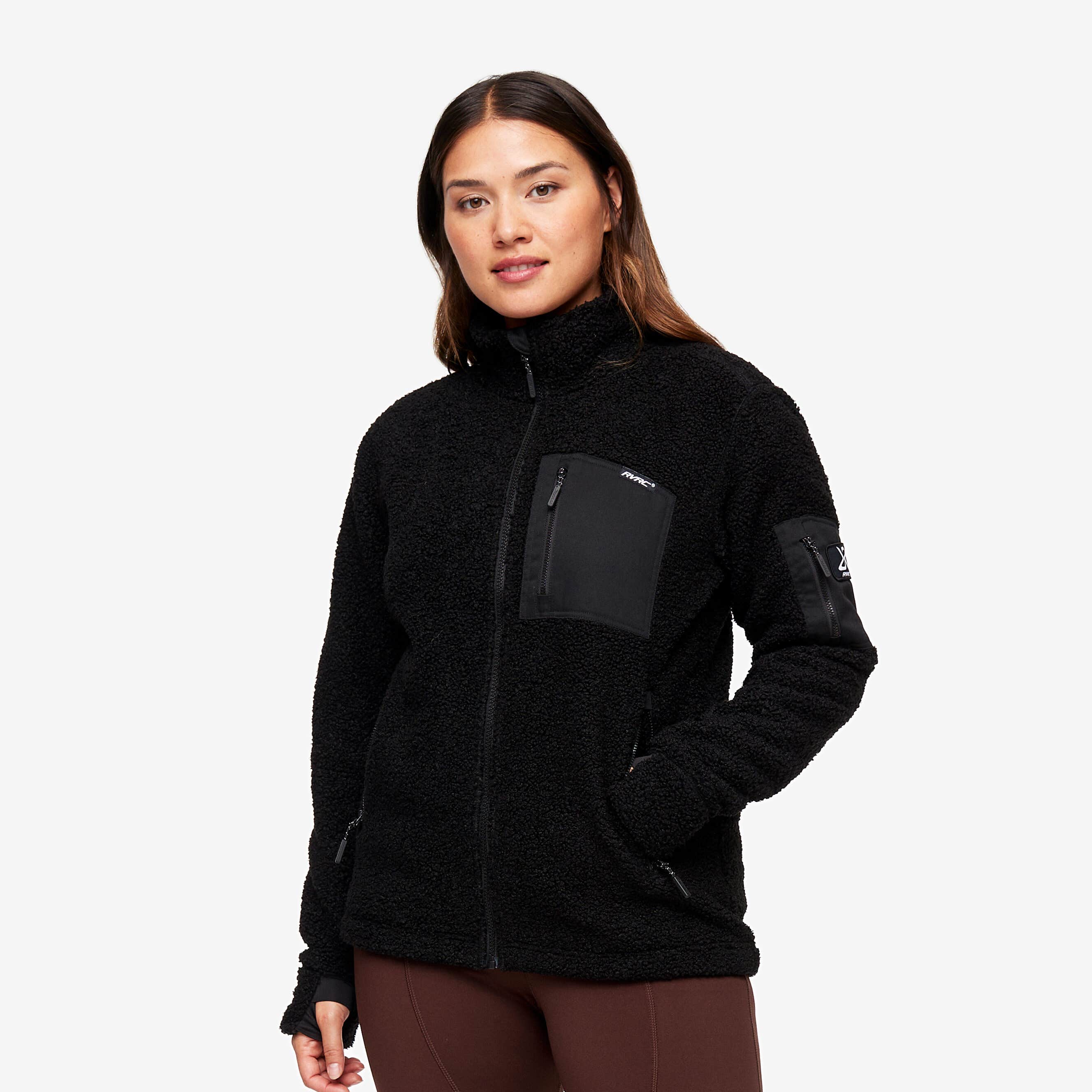 Bigfoot Pile Fleece Femme Jetblack