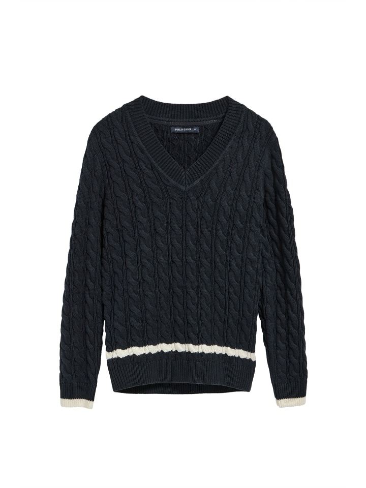 Polo Club Pullover in Navyblau günstig kaufen