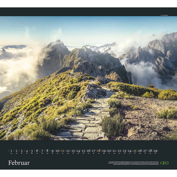GEO KLASSIKER: TRAUMPFADE 2024 - WAND-KALENDER - Kalender