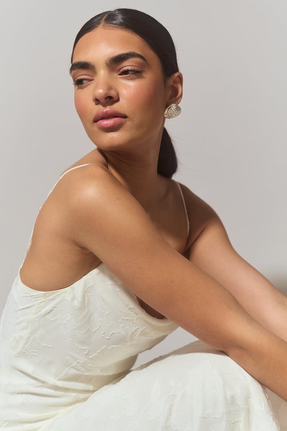 Cowl neck dress