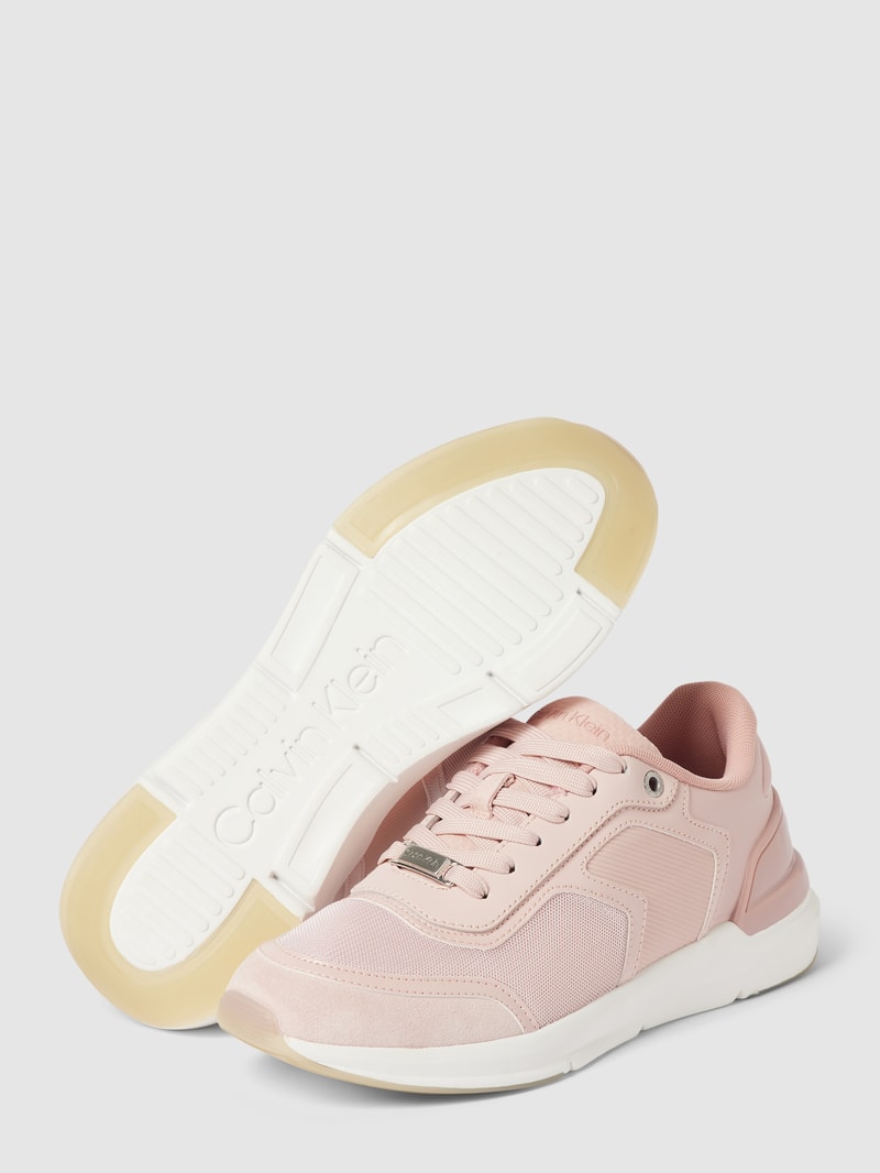 Sneaker mit Label-Details Modell 'FLEXI RUNNER' in hellrosa