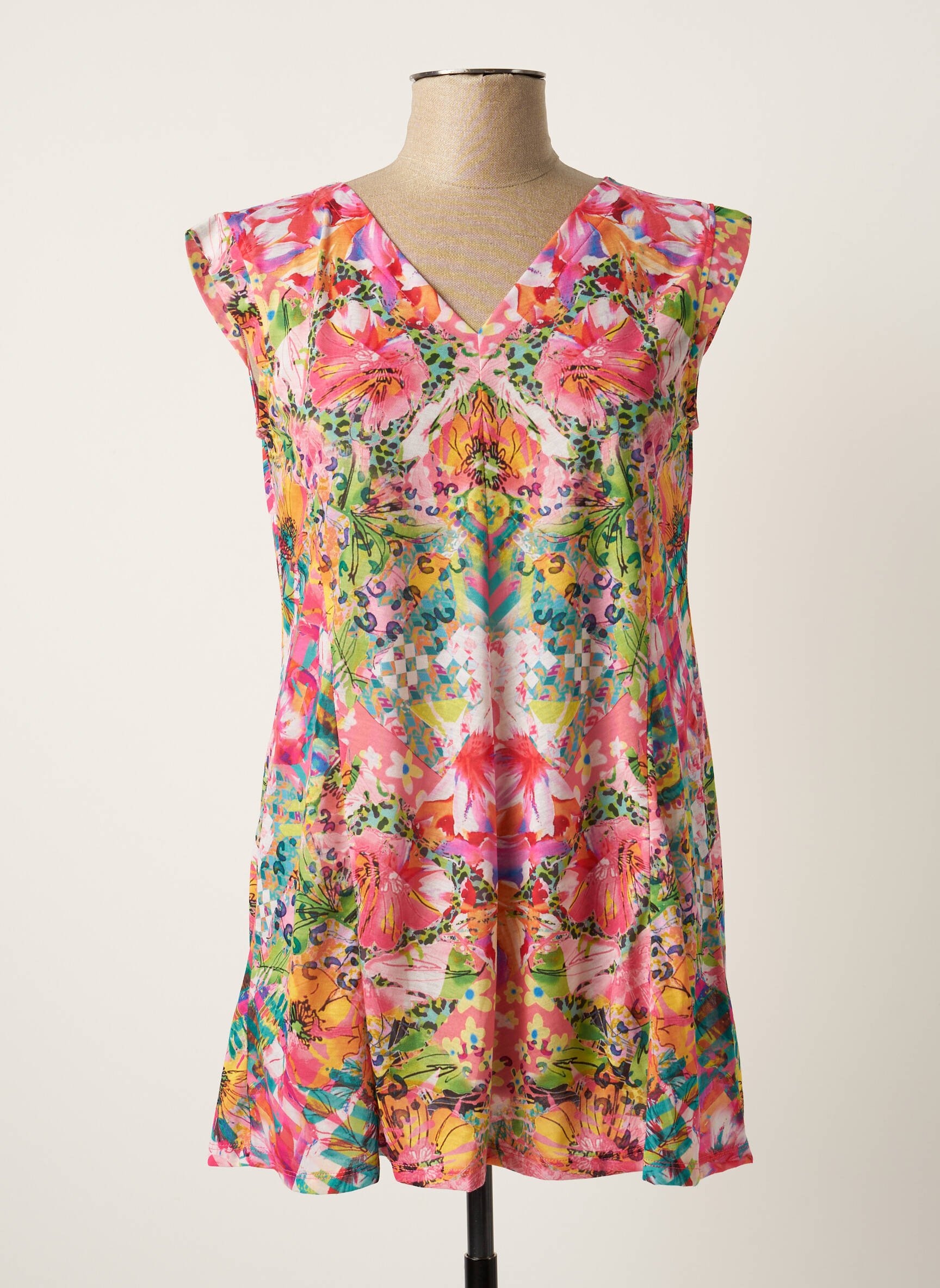 Kalisson Tuniquesansmanche Femme couleur rose