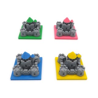 Castles for Kingdomino - 4 pieces