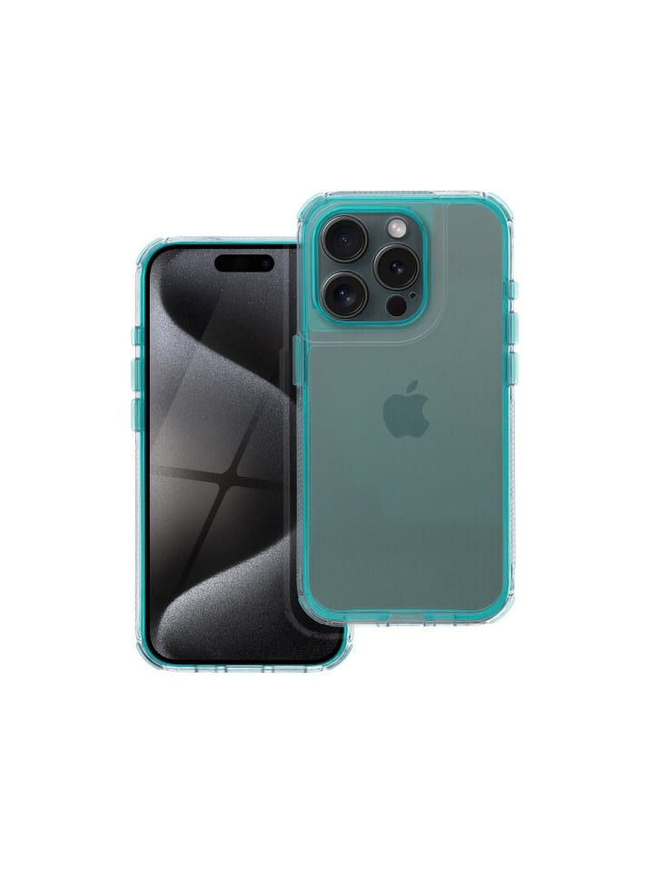COFI 1453 Matrix Clear Case Handyhülle kompatibel mit iPhone 15 Mintgrün in Mintgrün günstig kaufen onesize