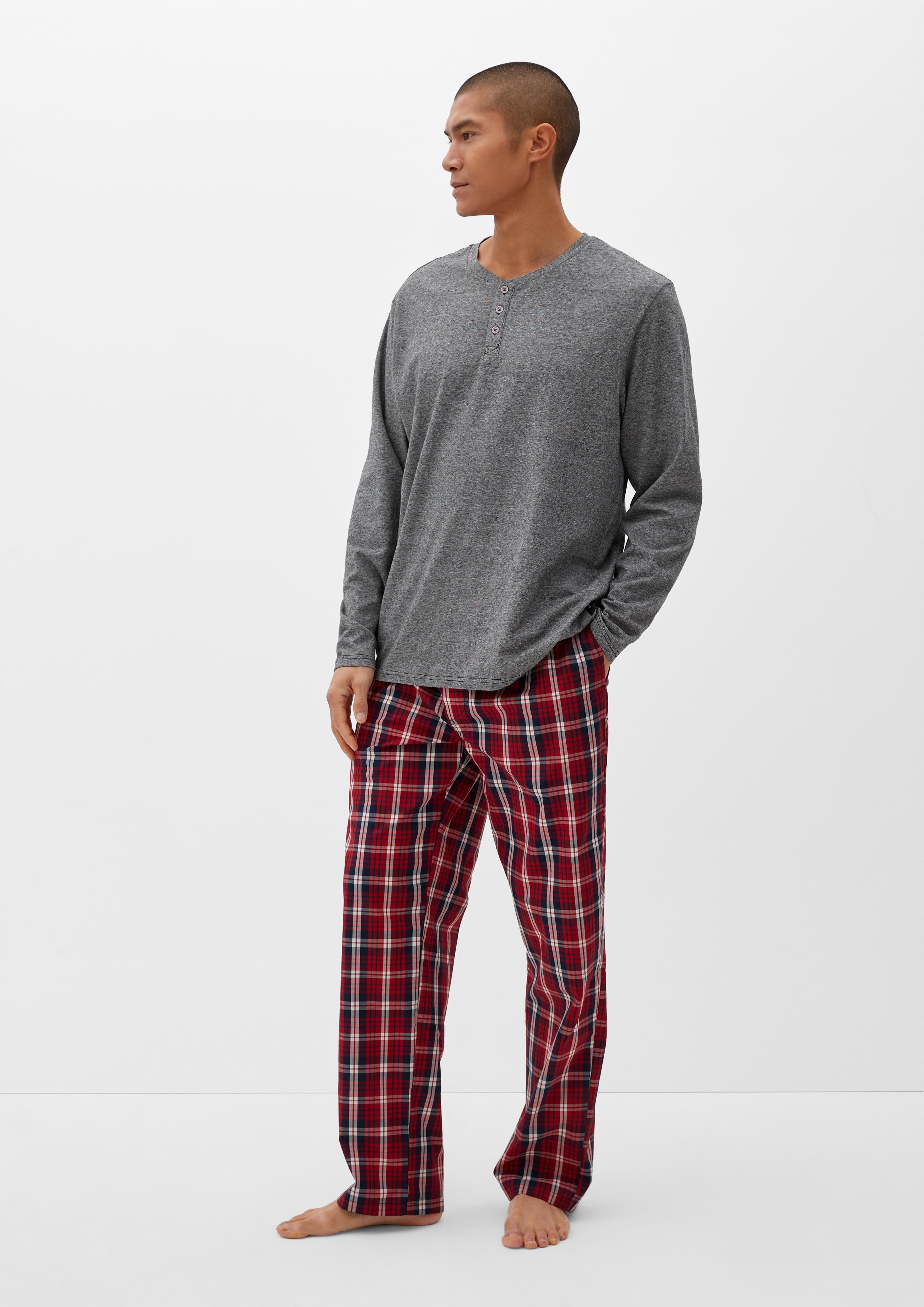 Pyjamahose mit Labelbund  6008113-30N1