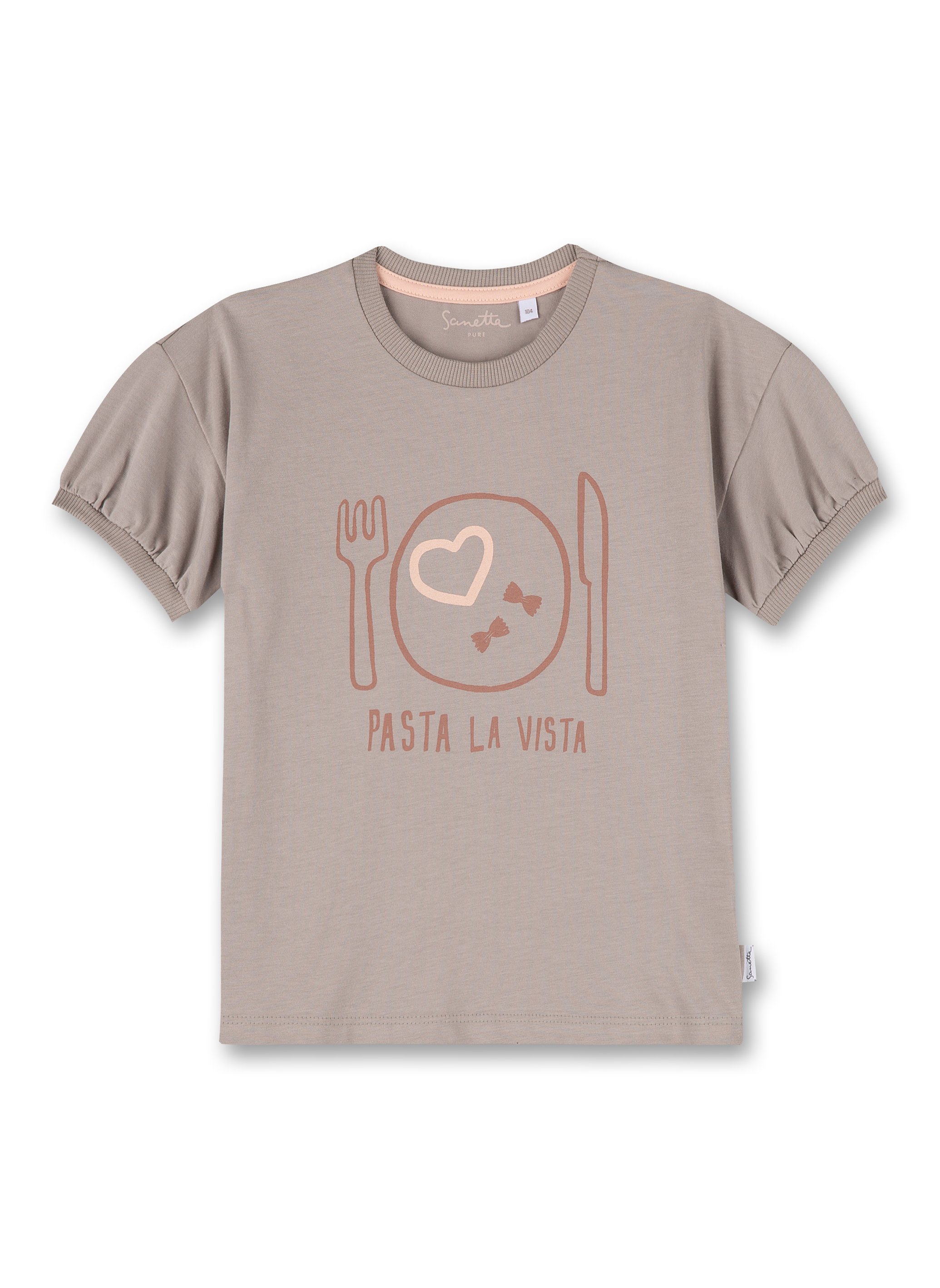 Mädchen T-Shirt Beige