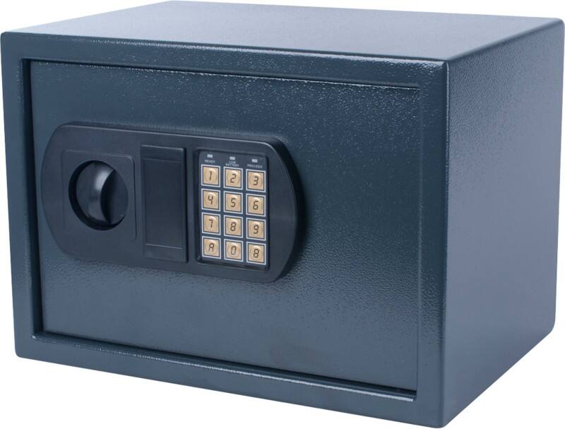 Pavo Electronic Dokumentenkassette Kombinationsschloss Grau