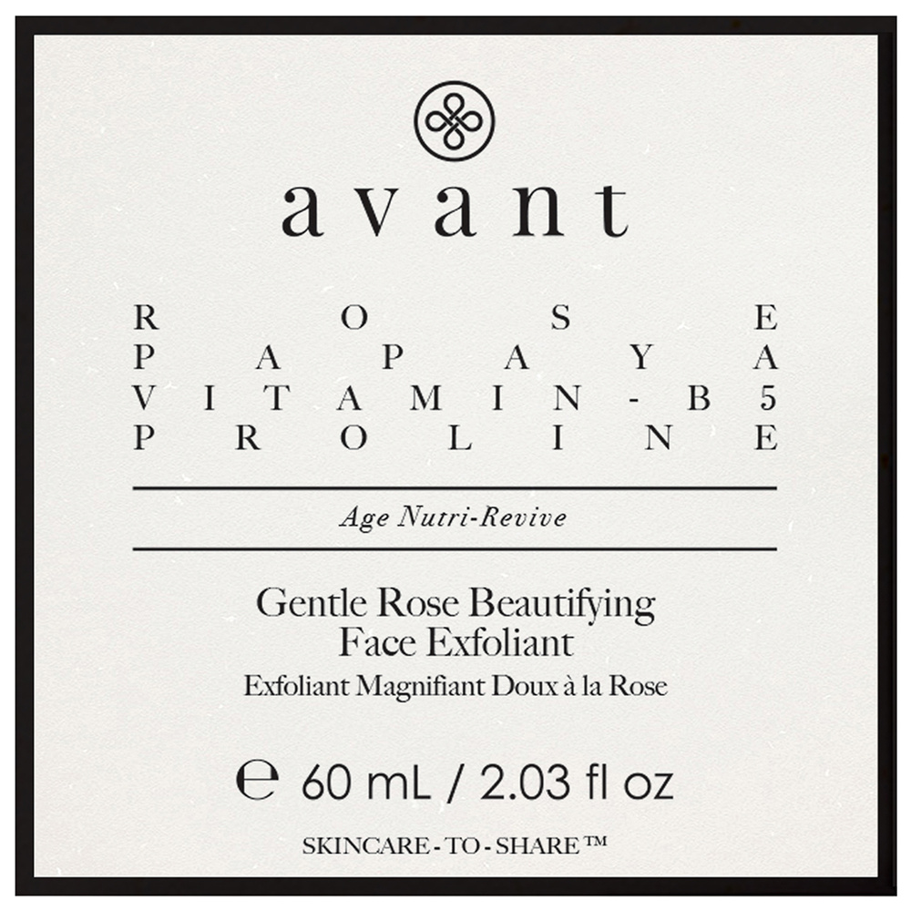 Avant Skincare Exfoliant Magnifiant Doux à la Rose Masques & Gommages