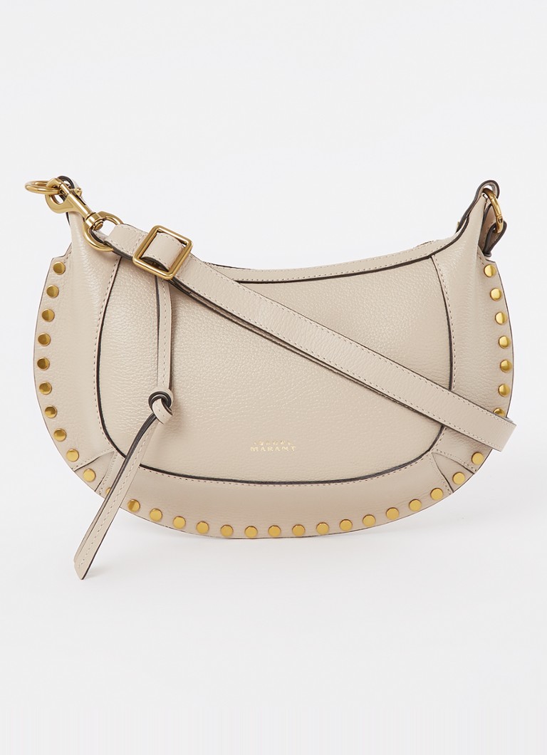 Borsa a tracolla Isabel Marant Oskan Moon in pelle borchiata