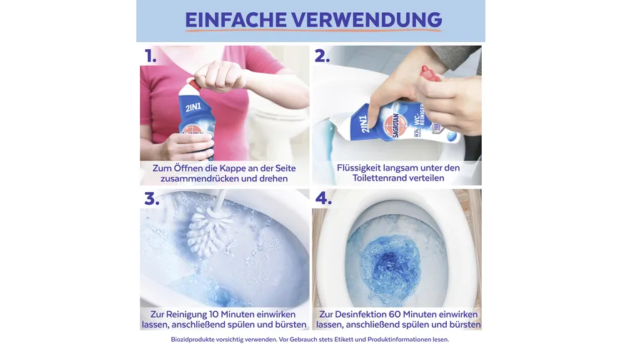 Sagrotan WC-Reiniger Ozeanfrische 750ml 750 ml