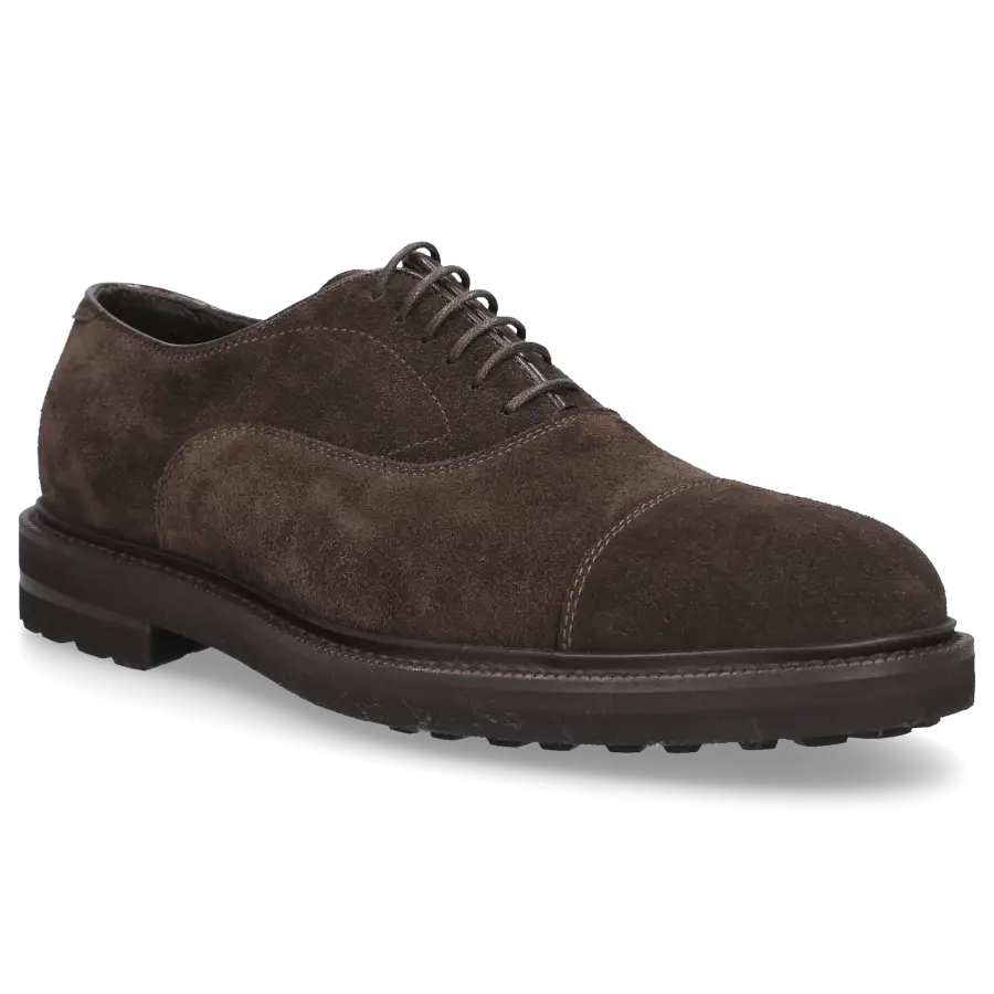 Henderson - Businessschuhe Oxford 81300 Veloursleder - braun
