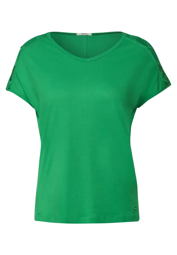 CECIL T-Shirt mit Schulterdetail