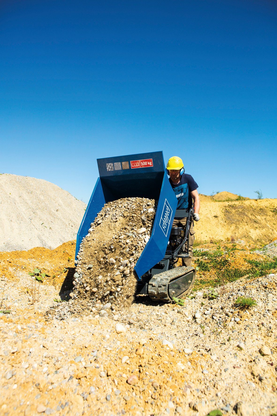Scheppach Raupendumper Dumper DP5000, 417 l, 1-tlg.