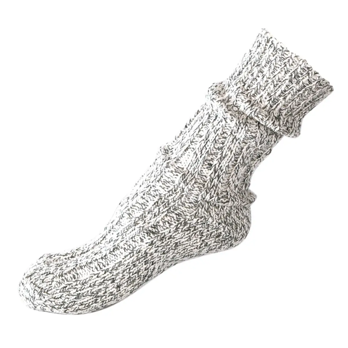 Norweger Socken grau meliert