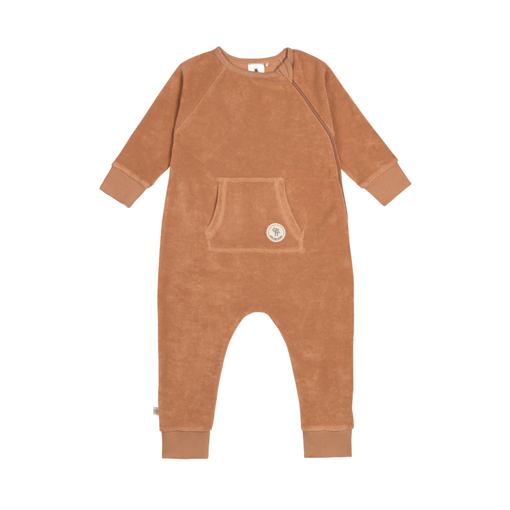 Frottee Overall Kinder, Karamell