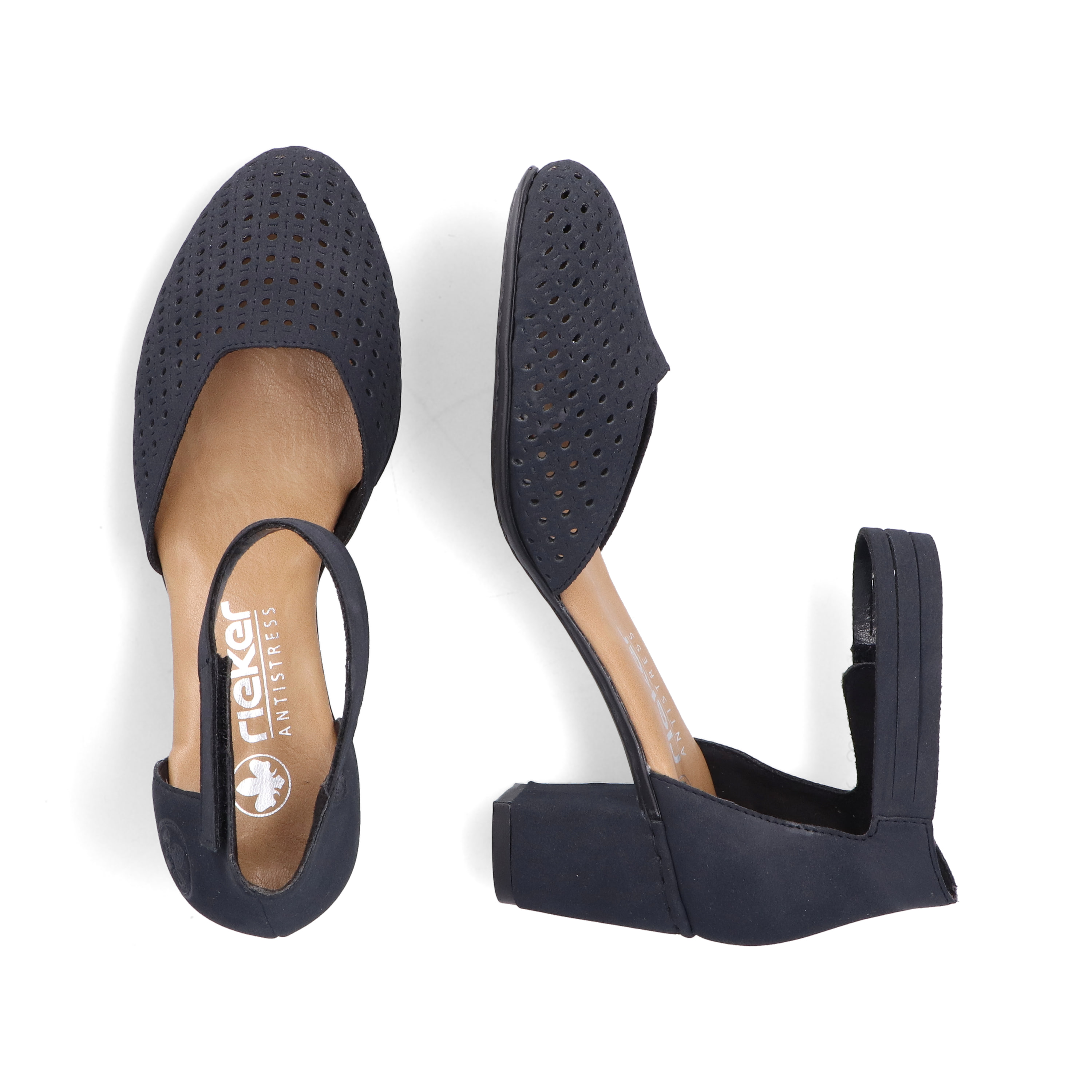 Rieker Damen Pumps schieferblau