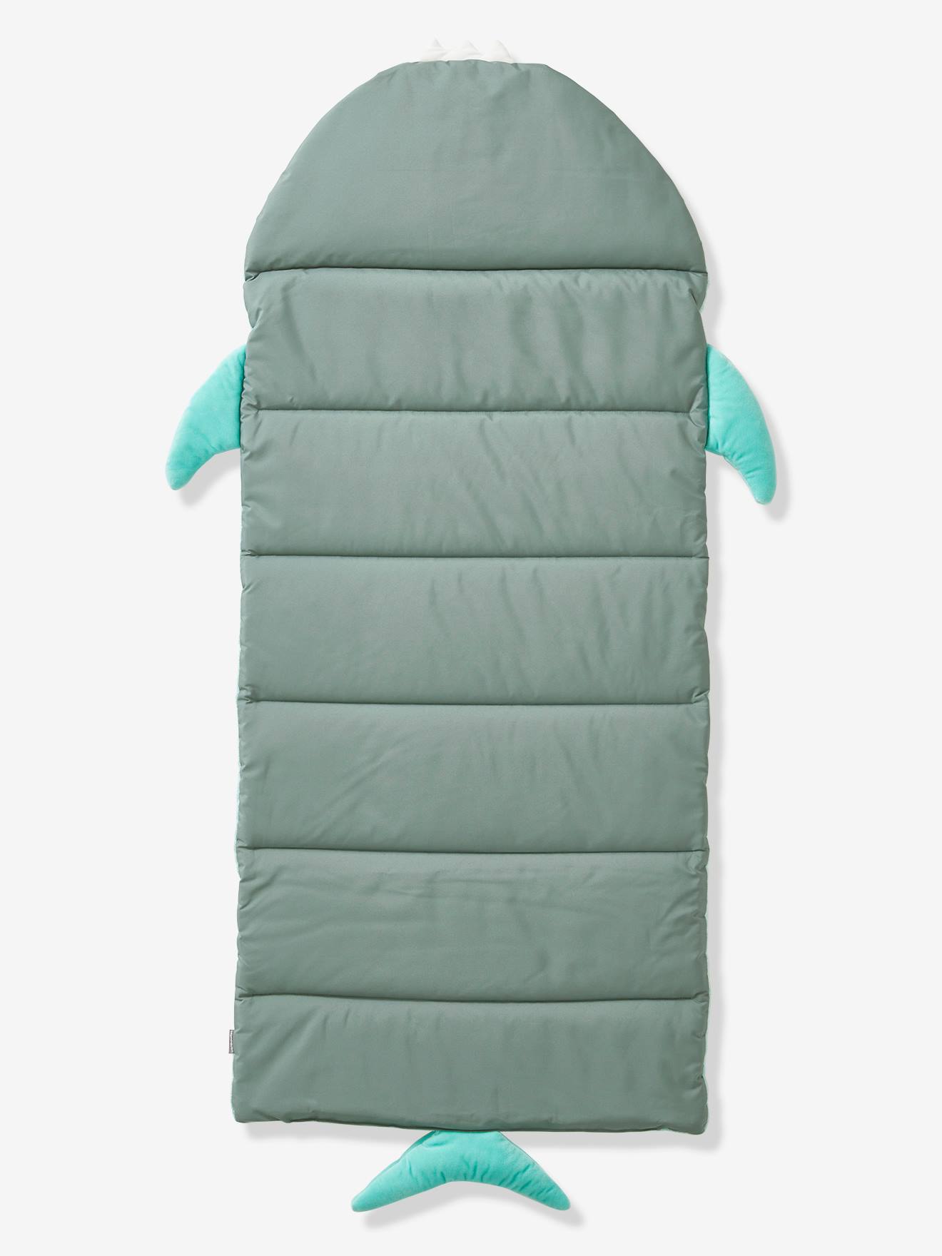 Vertbaudet Kinder Strandmatte FISH - hellblau