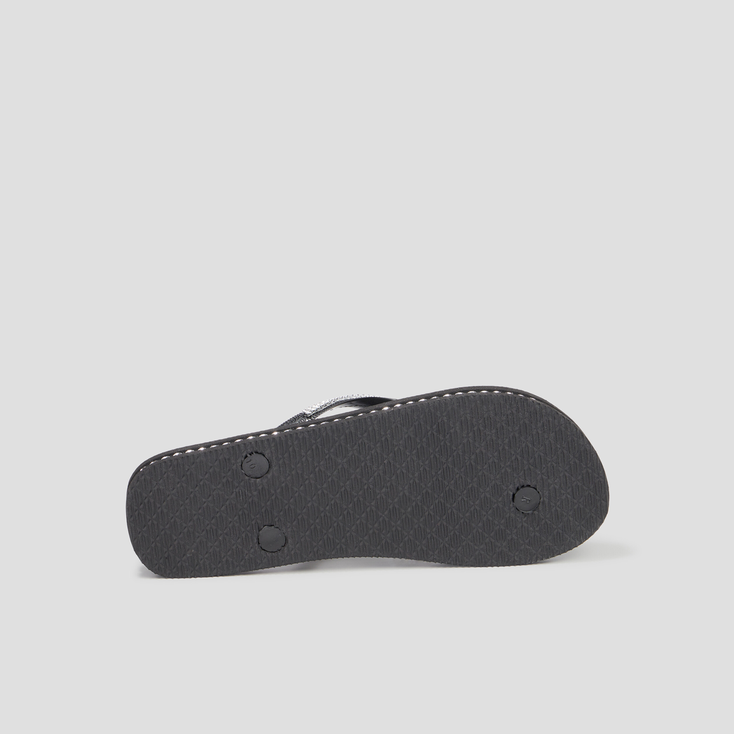 Tongs avec strass Wamea Beach noir femme | La Halle