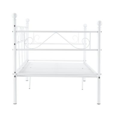 en.casa Metallbett, Granada Tagesbett 90x200cm in diversen Farben