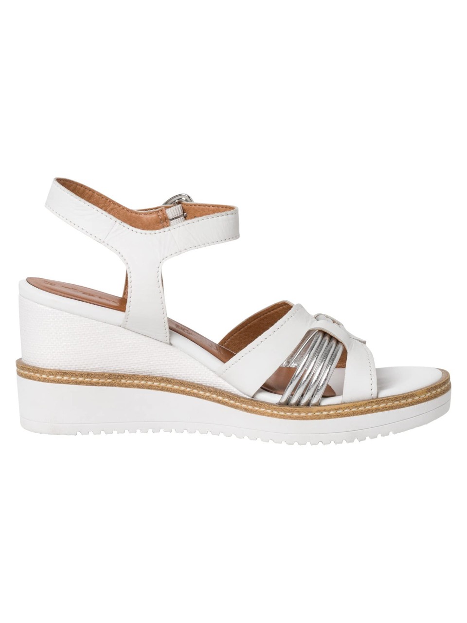 TAMARIS Klassische Sandalen weiss Sandale