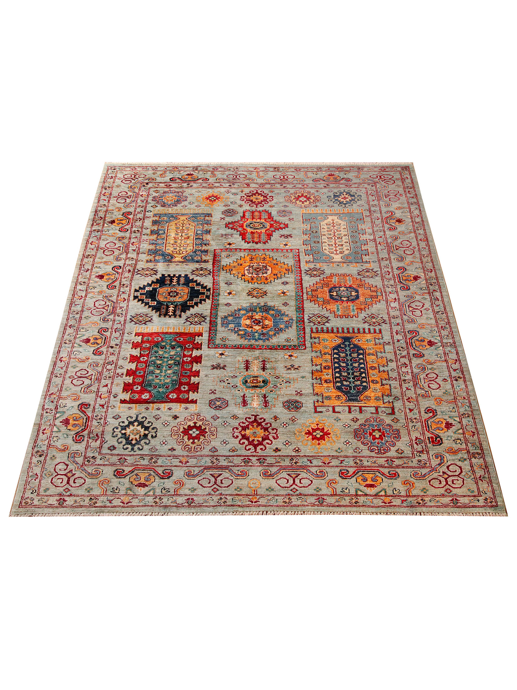 Kazak Ghazni ca. 172 x 233 cm, Unikat / Einzelstück