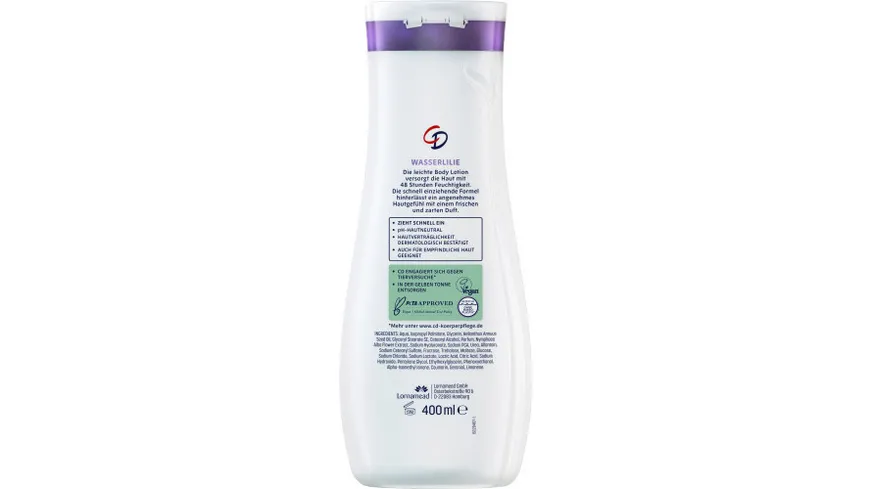 CD Bodylotion Wasserillie 400 ml