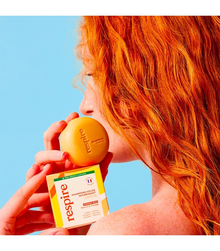 RESPIRE-SHAMPOING SOLIDE-Shampoing Solide Cheveux Secs