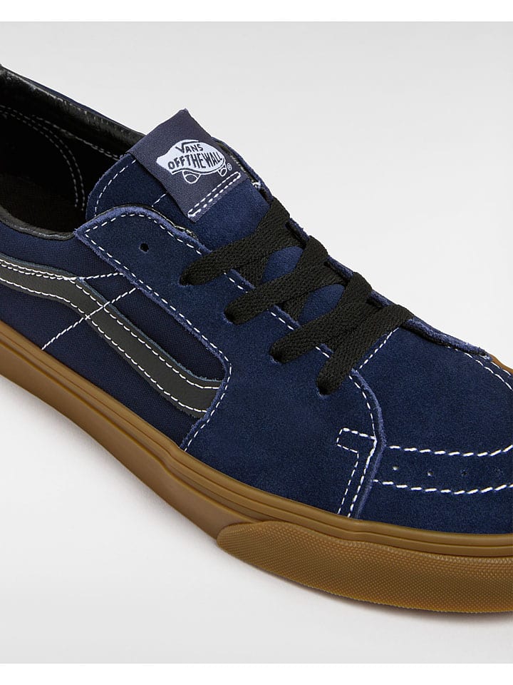 Vans Leder-Sneakers in Dunkelblau günstig kaufen