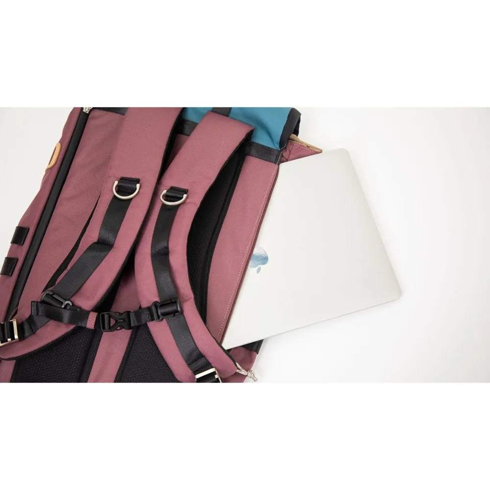 Doughnut Colorado Reborn Backpack - plum x denim
