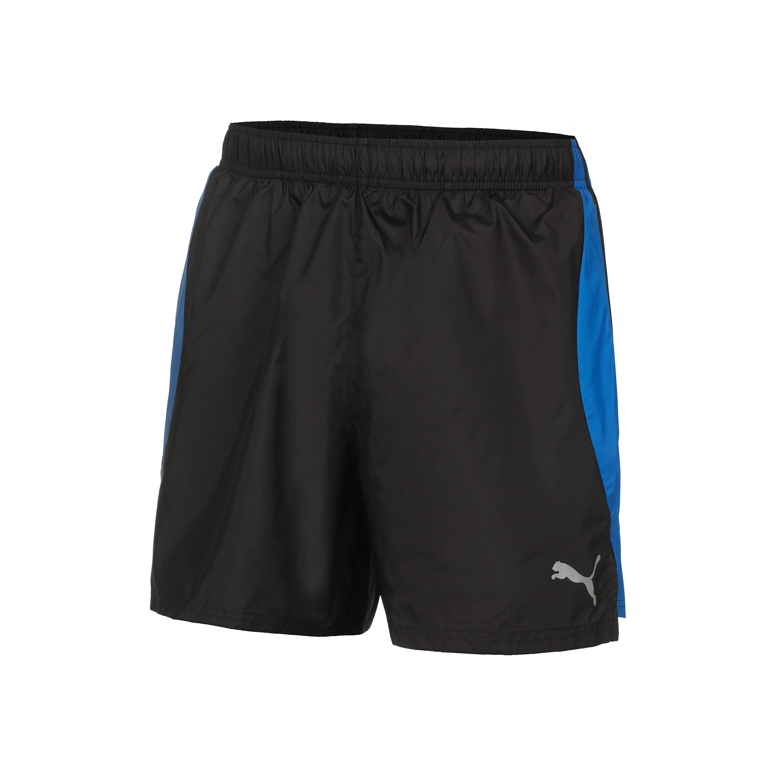 Run 5in Shorts Herren - Schwarz, Blau
