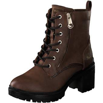 Mustang Schnürstiefelette in braun
