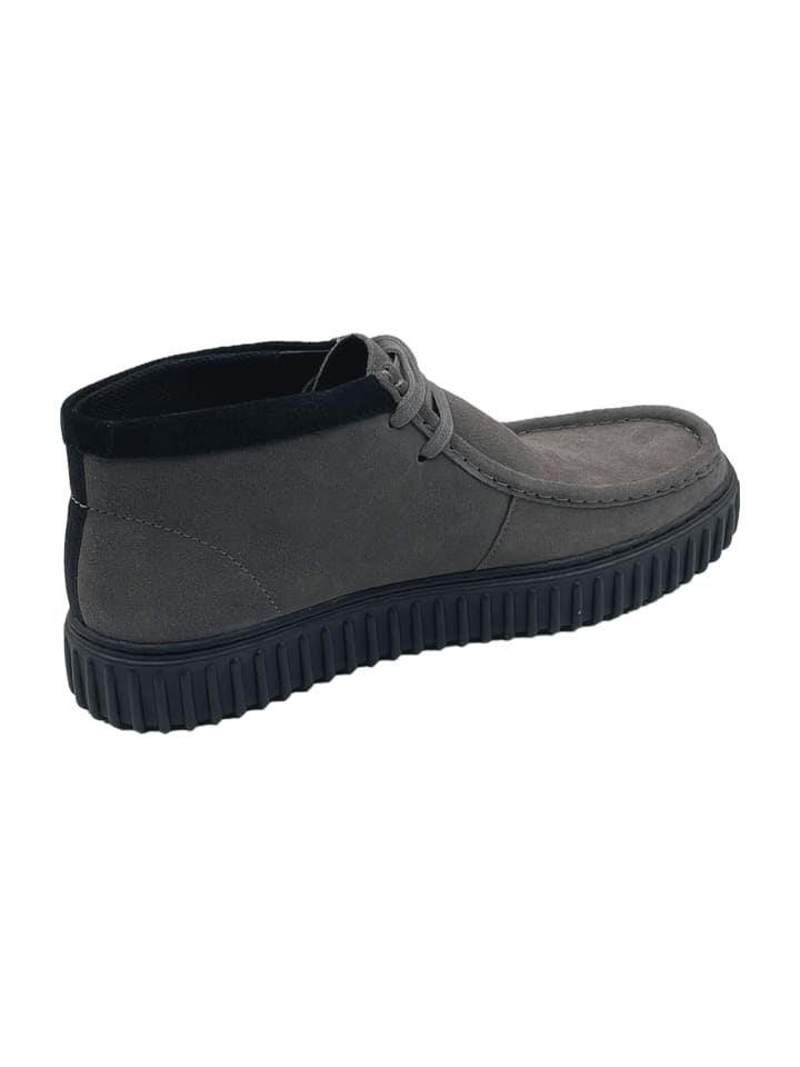 Clarks Mokassins Schnürschuhe in Grau günstig kaufen