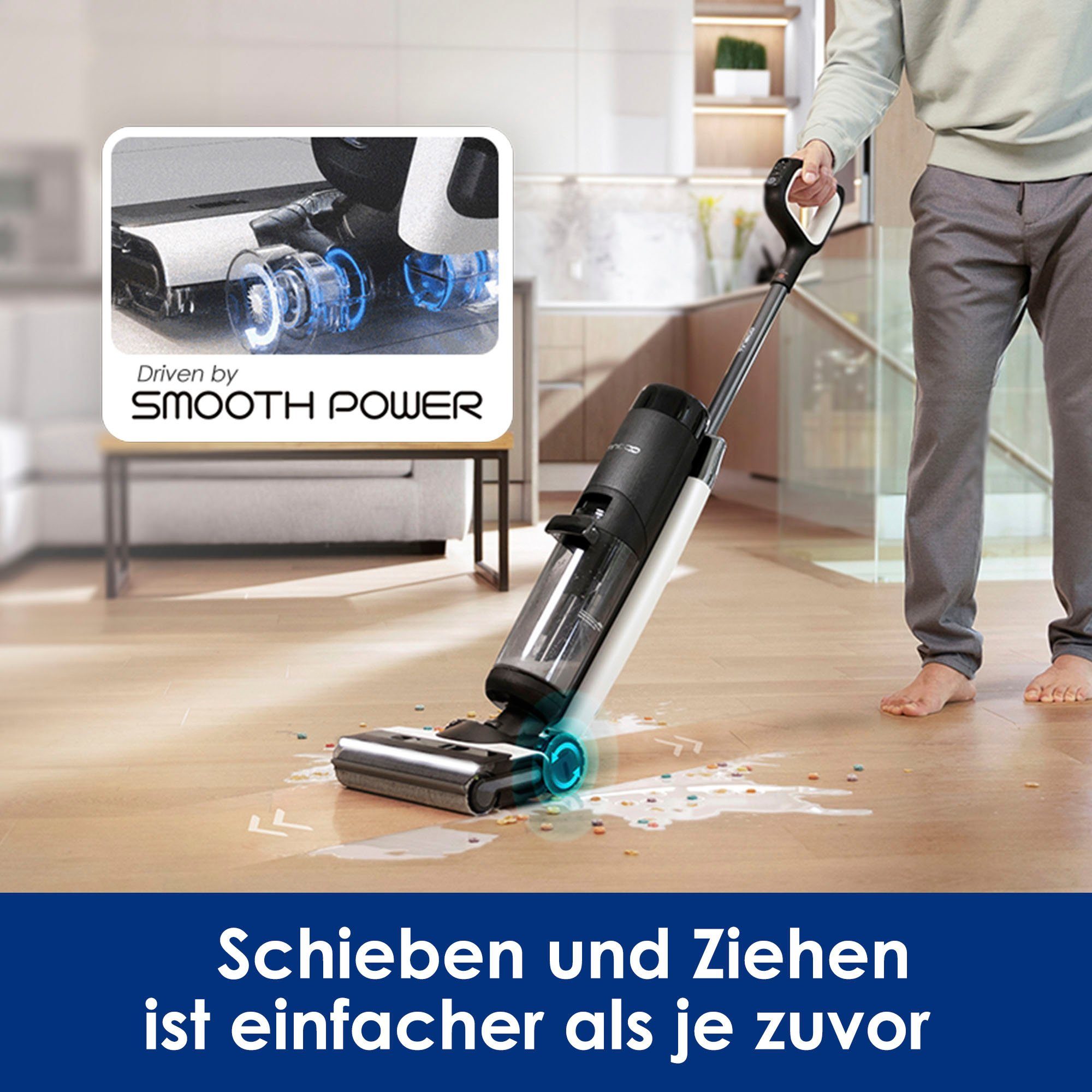 Tineco Nass-Trocken-Akkusauger Floor One S7 Premium, 230 W, beutellos