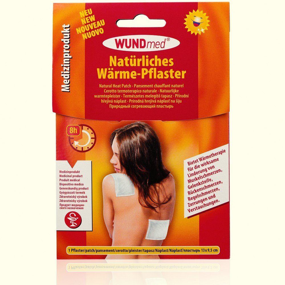Wundmed Wärmepflaster 10x WUNDmed Wärmepflaster 9,5x13 cm hypoallergen Wärme-Pflaster