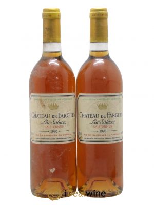 Château de Fargues  1990 - Lot de 2 Bouteilles