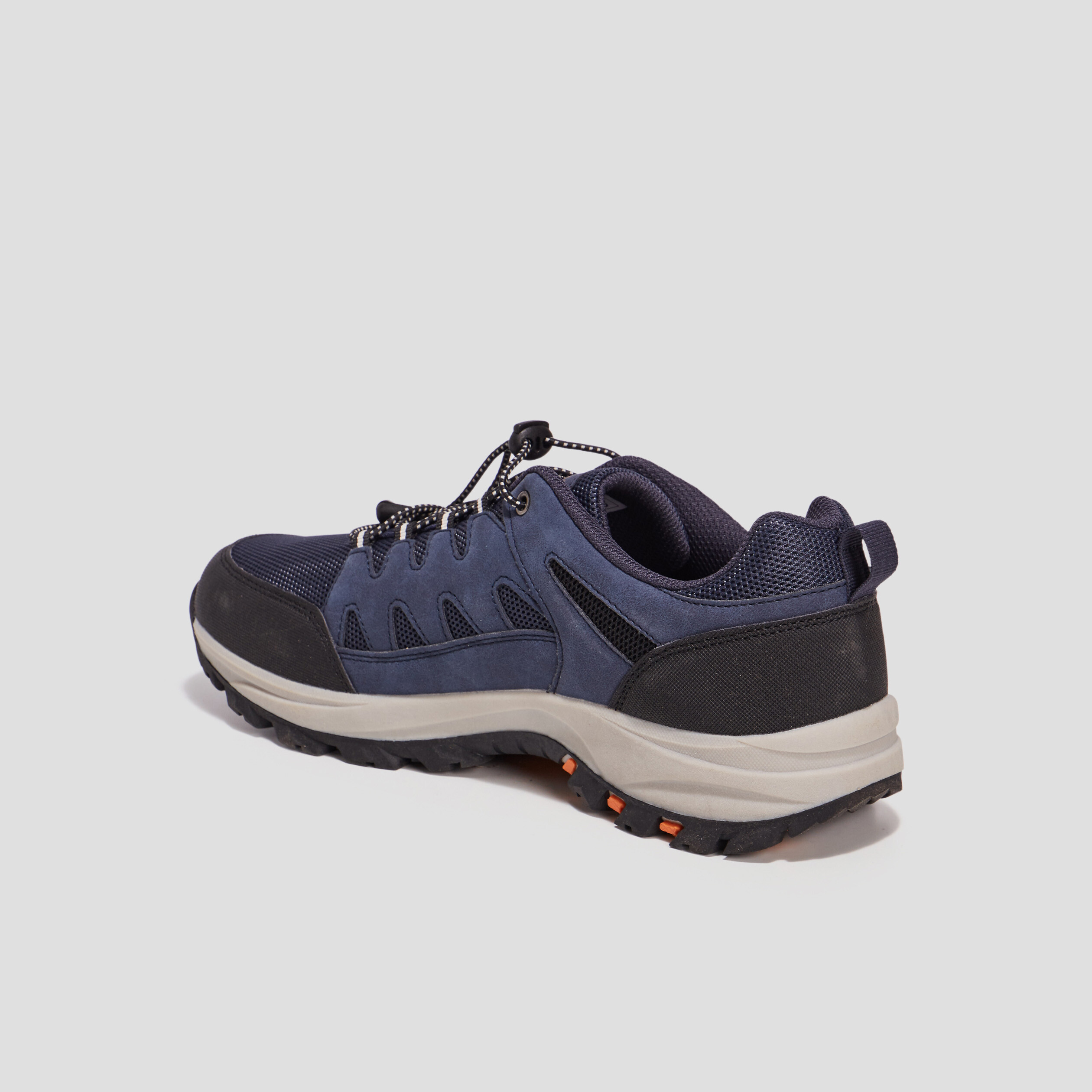 Baskets running à lacets Trappeur bleu marine homme | La Halle