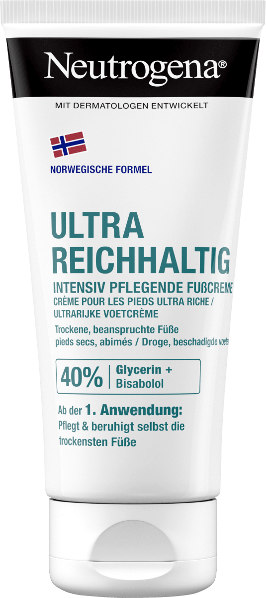 Fußcreme Trockene Haut, Norwegische Formel, 100 ml