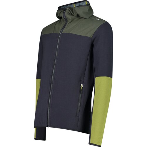 HERREN KAPUZENSWEAT MAN HYBRID JACKET FIX HOOD