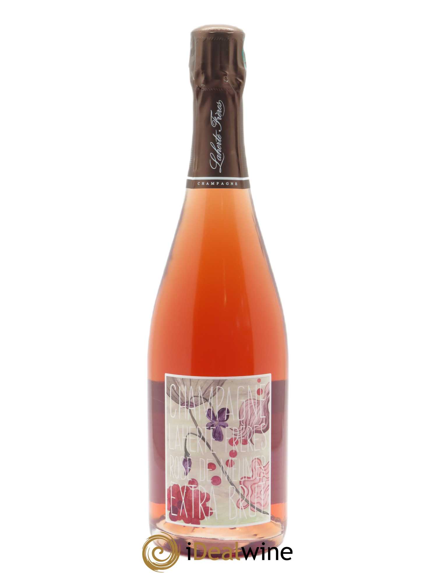 Extra-Brut Rosé de Meunier Laherte Frères   - Lot de 1 Bouteille
