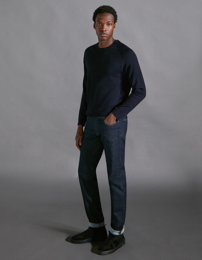 Jean SLIM bleu foncé brut POWER STRETCH Homme