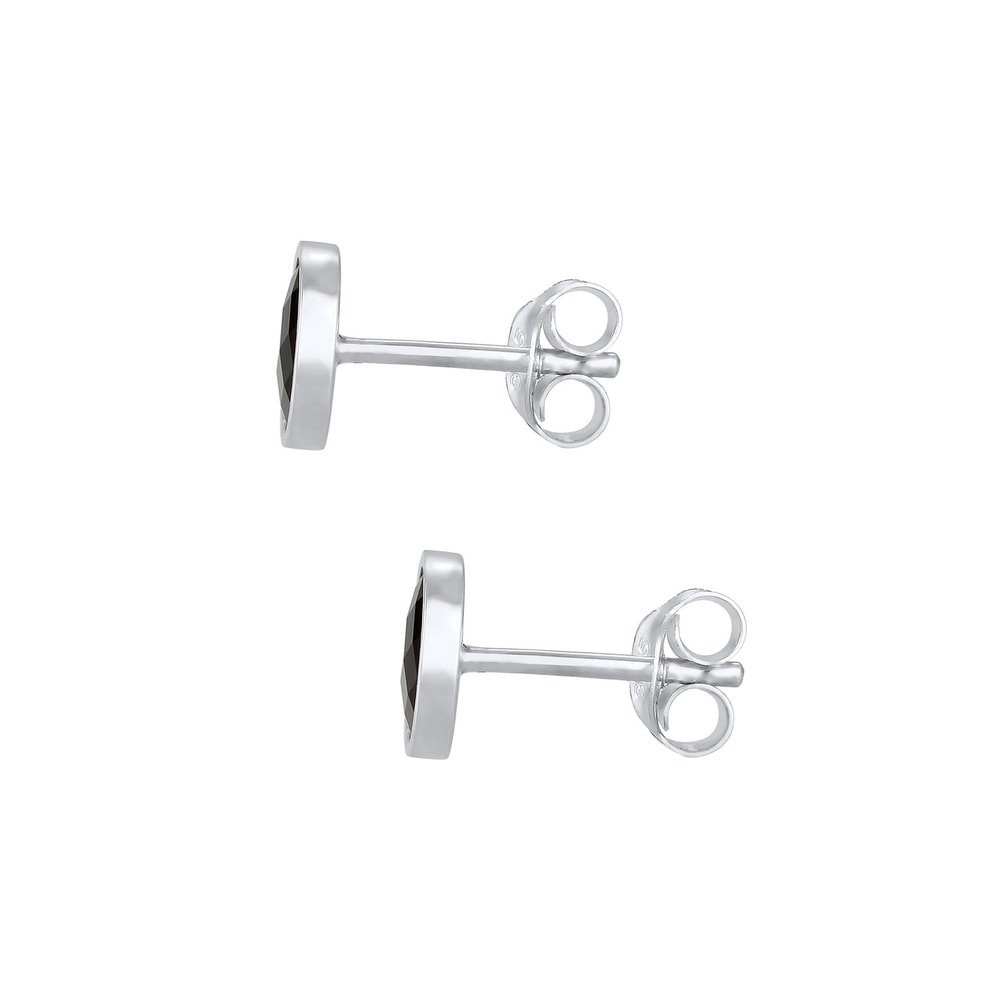 Elli Elli Boucles d'Oreilles Clous d'Oreille avec des Cristaux Classique Femme - (925/ Boucles d'oreilles