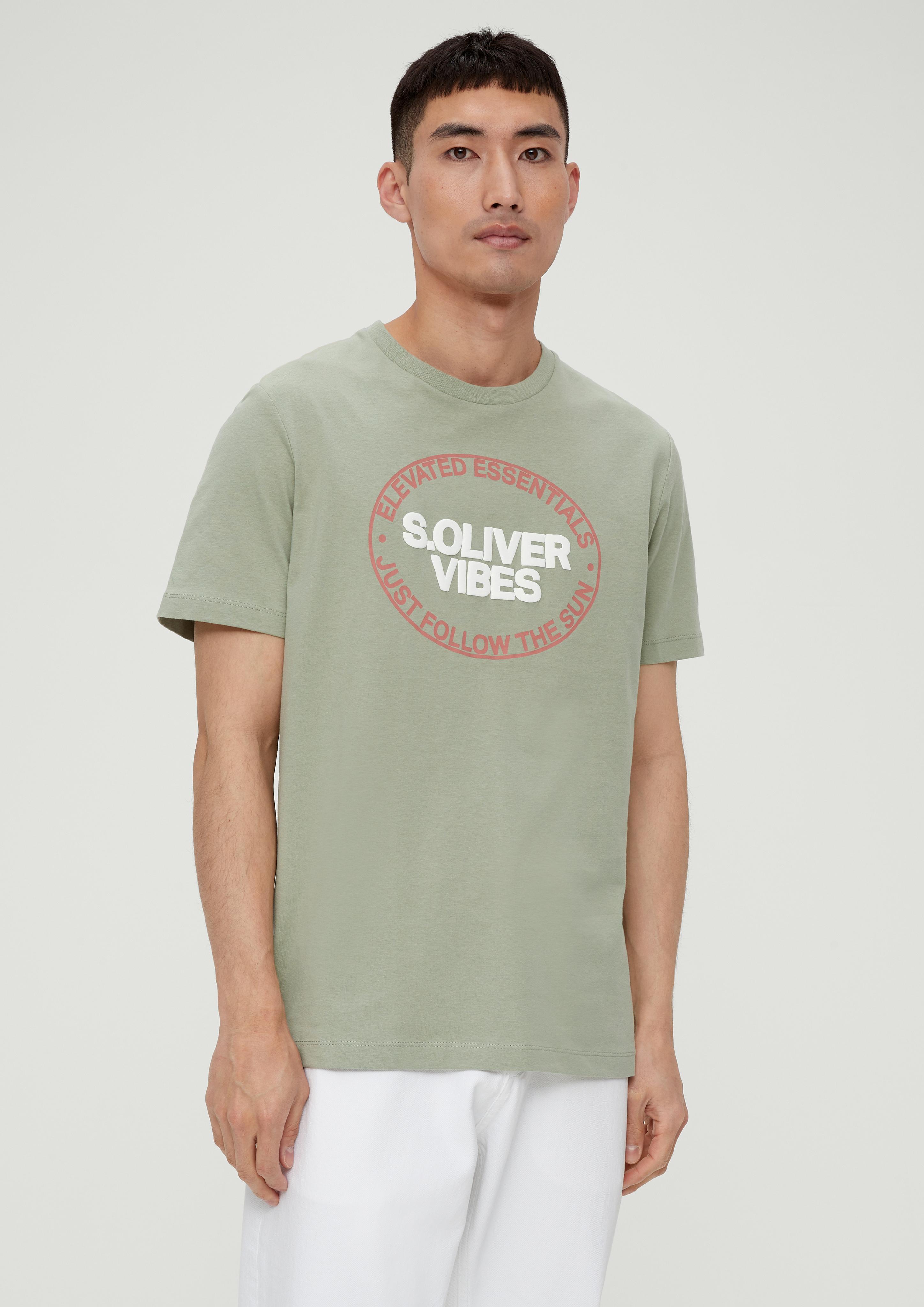 Baumwollshirt mit Frontprint  2131370-78D1