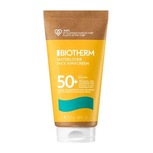 Biotherm Waterlover arcra való naptej SPF 50+ 50 ml