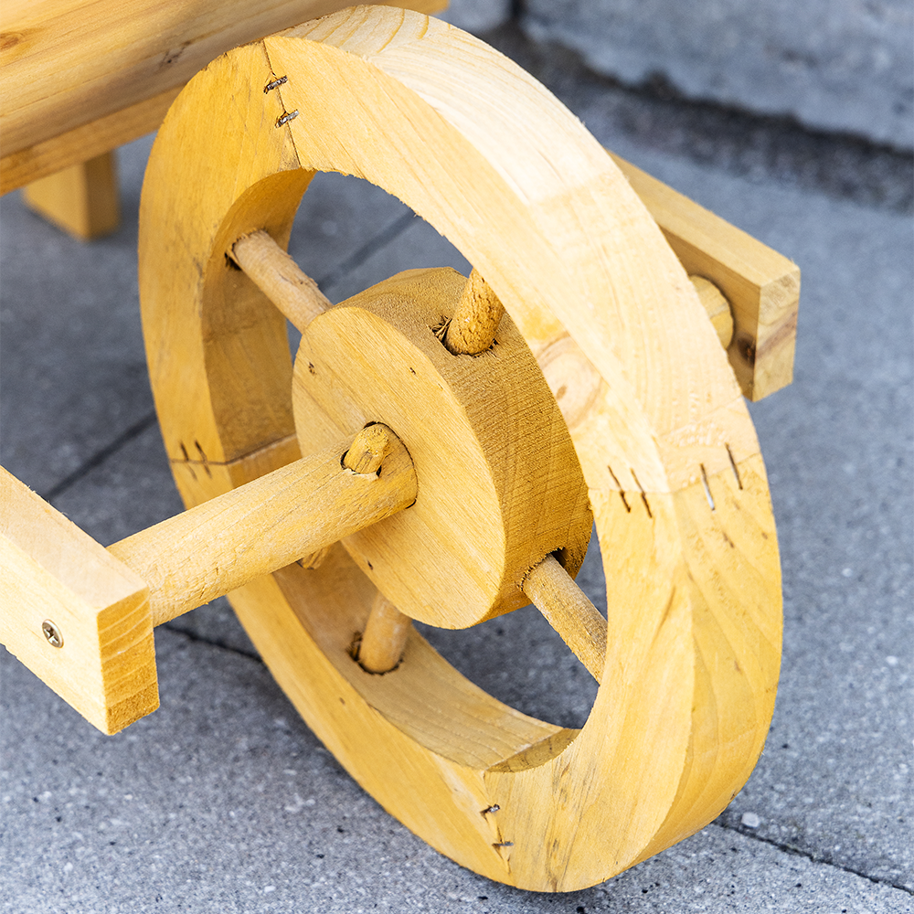 Powertec Garden Holzschubkarre