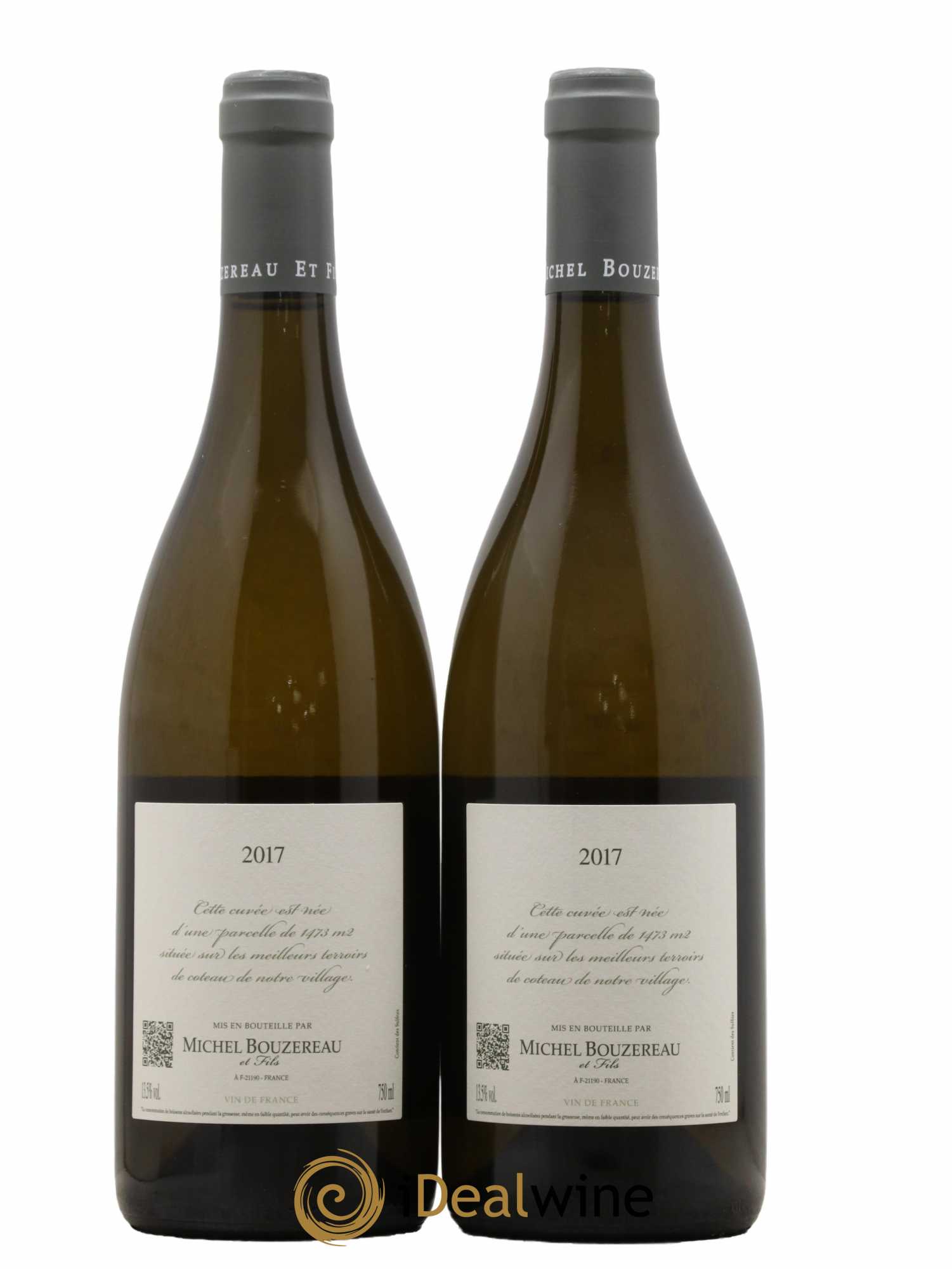 Vin de France 1473 Michel Bouzereau 2017 - Lot de 2 Bouteilles