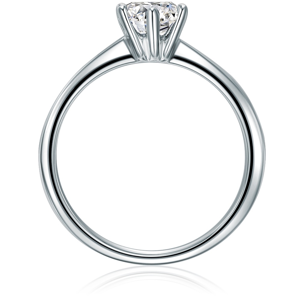 Trilani Bague en argent Argent sterling Oxyde de zirconium (CZ) en Argent Bague